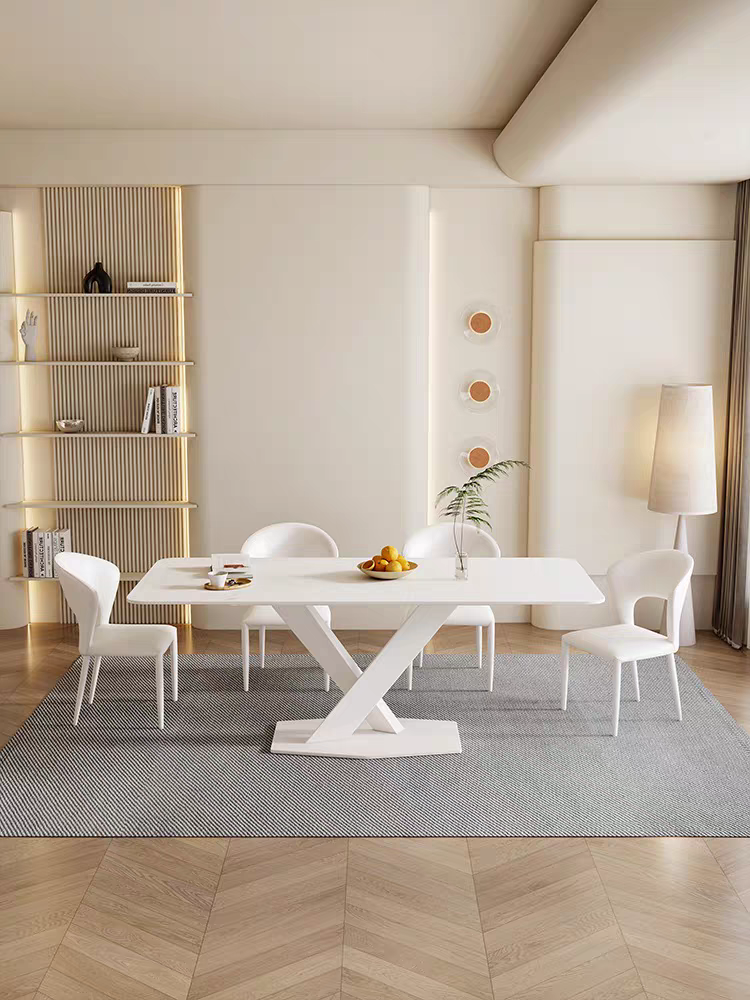 MASA DINING 611 MARMURA ALB 1600x800x750mm