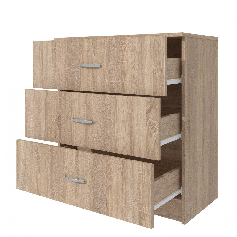 Comoda 3 sertare sonoma