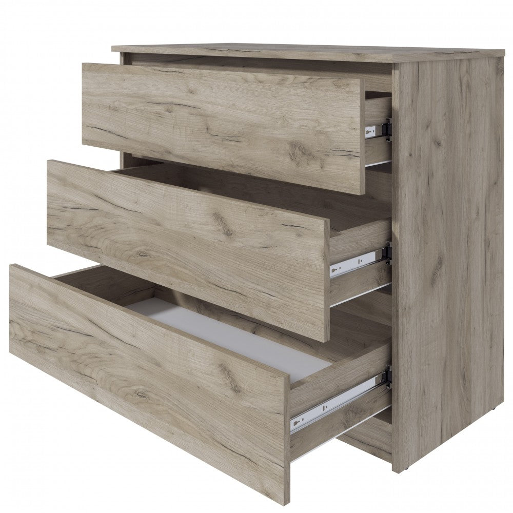 Comoda MP5 3S, 90x44x80 cm, Stejar k002