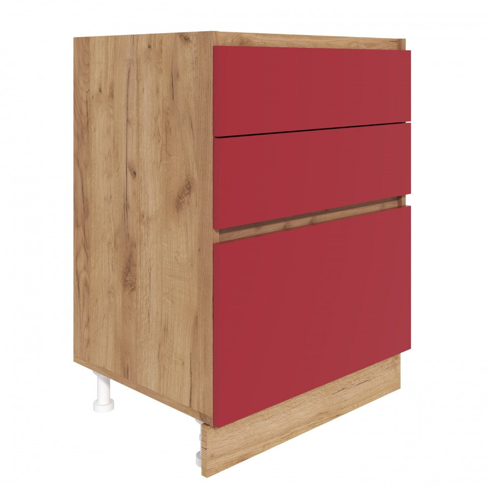 Corp inferior Chelsea, 60-3s, Stejar K003+ Acril Rosu