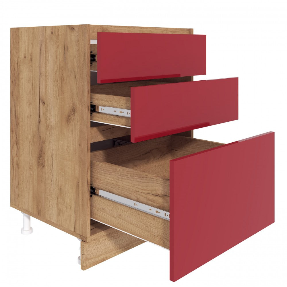 Corp inferior Chelsea, 60-3s, Stejar K003+ Acril Rosu