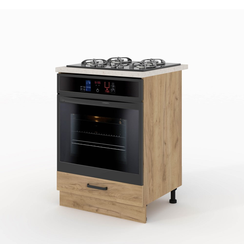 Corp inferior cuptor vio 60 stejar aur k003