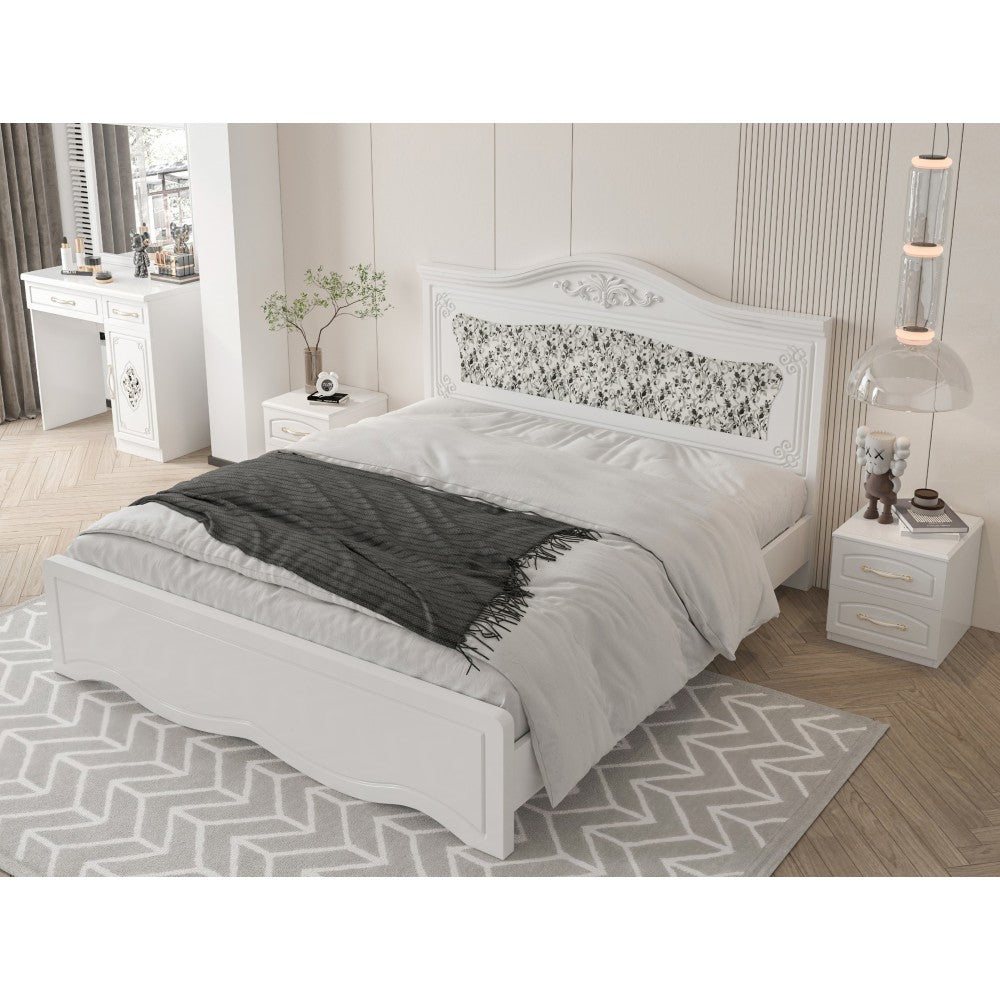 Dormitor ZQB-811, 3 USI, Alb