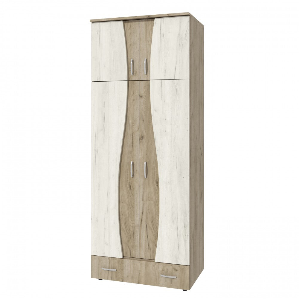 Dulap 2U S cu despartitor, 90x50x198 cm, k002+k001