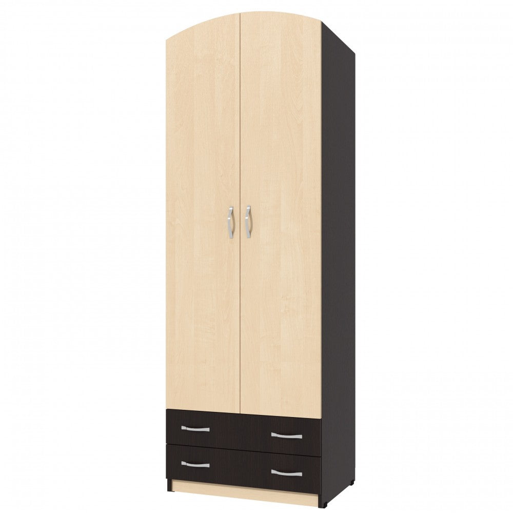 Dulap-4 ( 2U+2S ) ro, 74x54x212cm wenge+mesteacan