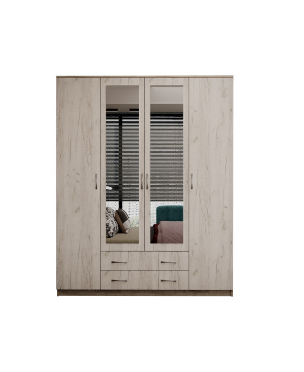 Dulap Garmonia 4U, 160x52x200 cm, stejar k001+k002