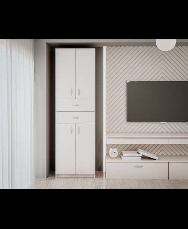 Dulap KSC-11 RO, 60x37x196 cm, alb