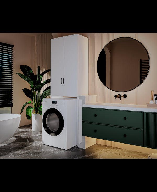 Dulap ms, 65x35x199 cm, Alb