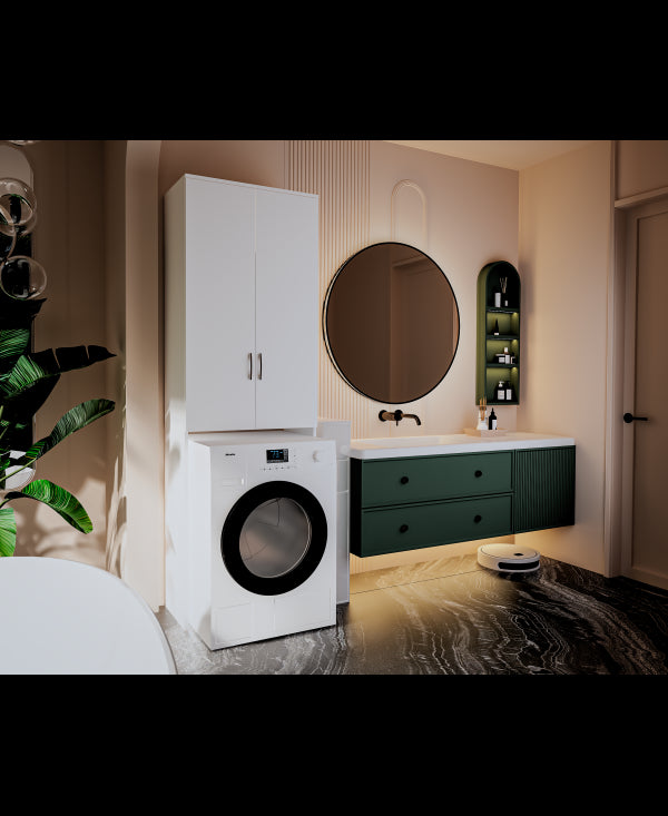 Dulap ms, 65x35x199 cm, Alb