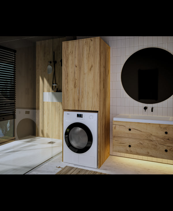 Dulap MS 2U Polite, 65x60x199 cm, stejar k003