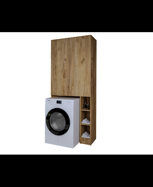 Dulap MS 2U Polite, 85x35X199 cm, stejar k003