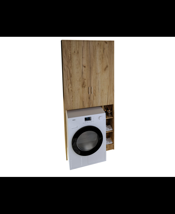 Dulap MS 2U Polite, 85x35X199 cm, stejar k003