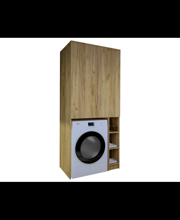 Dulap MS 2U Polite, 85x60X199 cm, Stejar K003