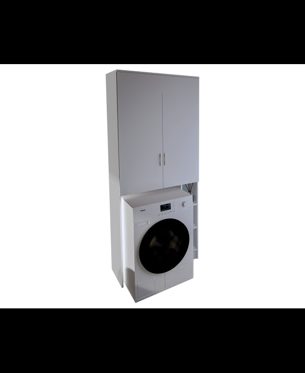 Dulap ms , 85x35x199 cm, Alb