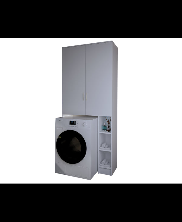 Dulap ms , 85x35x199 cm, Alb