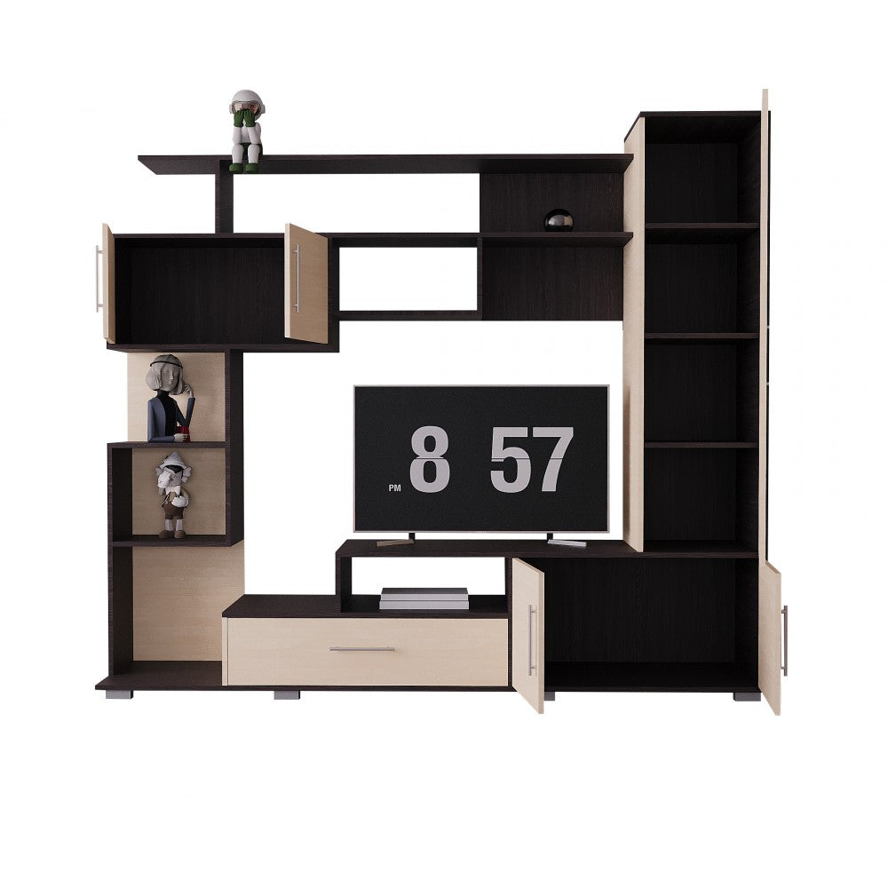 LIVING PEKIN RO WENGE+MESTEACAN 210x40x179CM