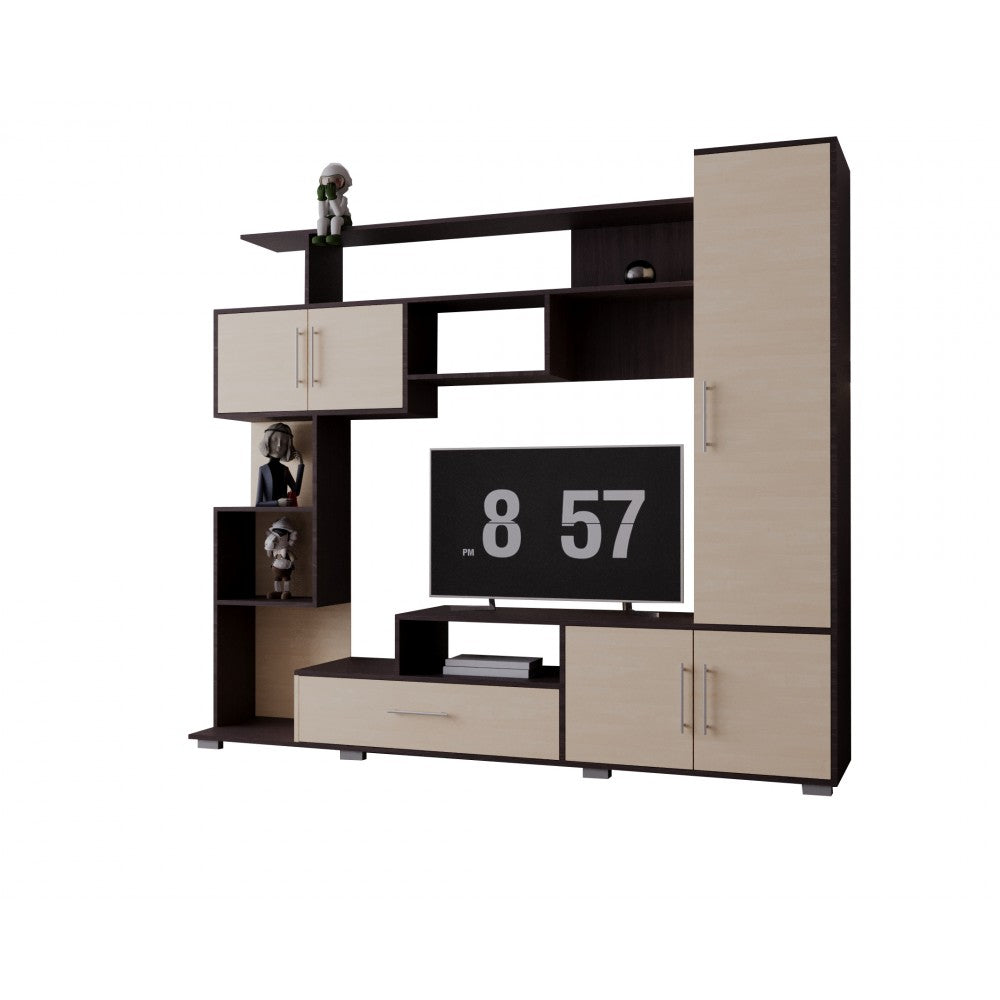 LIVING PEKIN RO WENGE+MESTEACAN 210x40x179CM