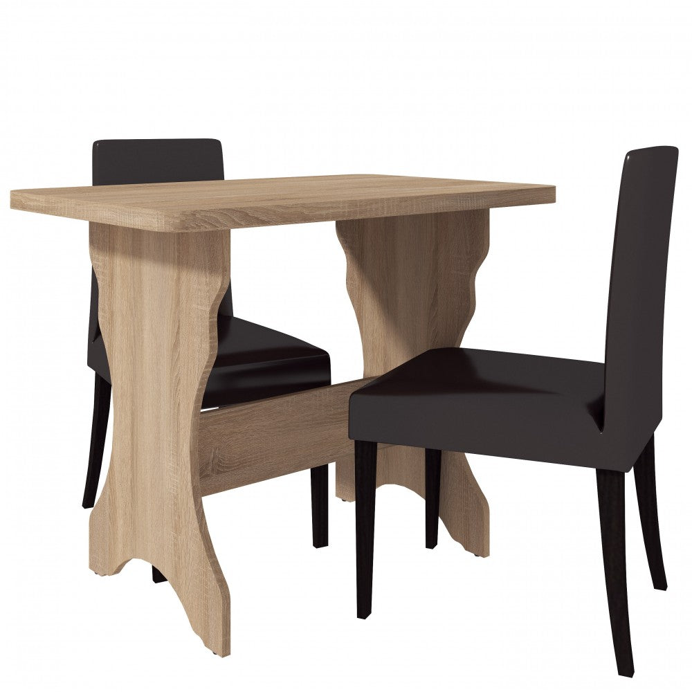 Masa bucatarie KC-2 UA, 90x60x73 cm, sonoma