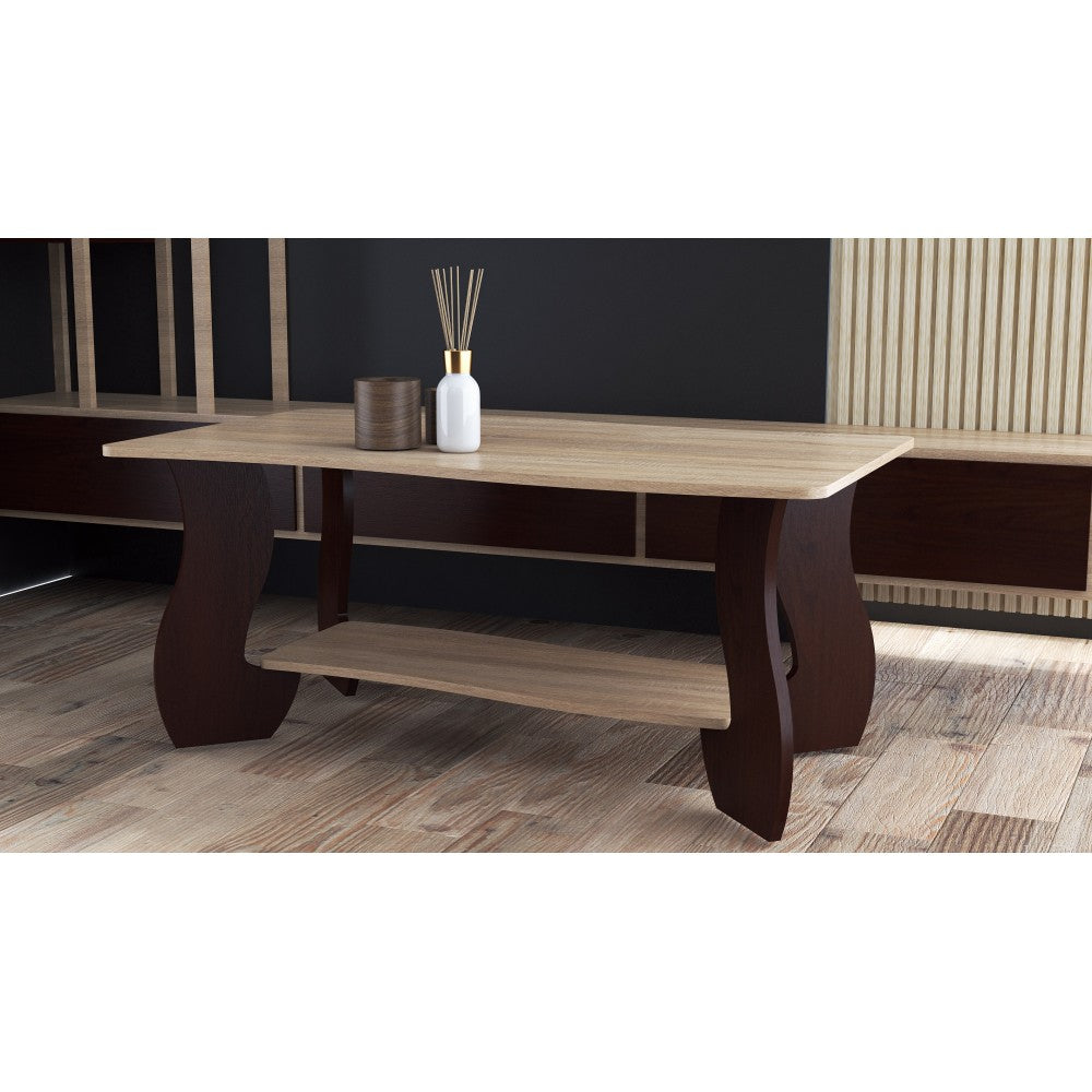 Masa cafea Granada nuc+sonoma