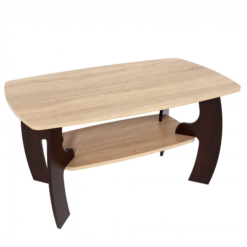 Masa cafea Malvina nuc+sonoma