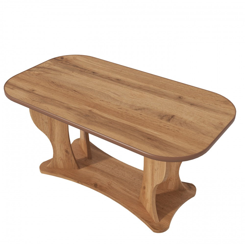 Masa cafea Prestige nuc deschis