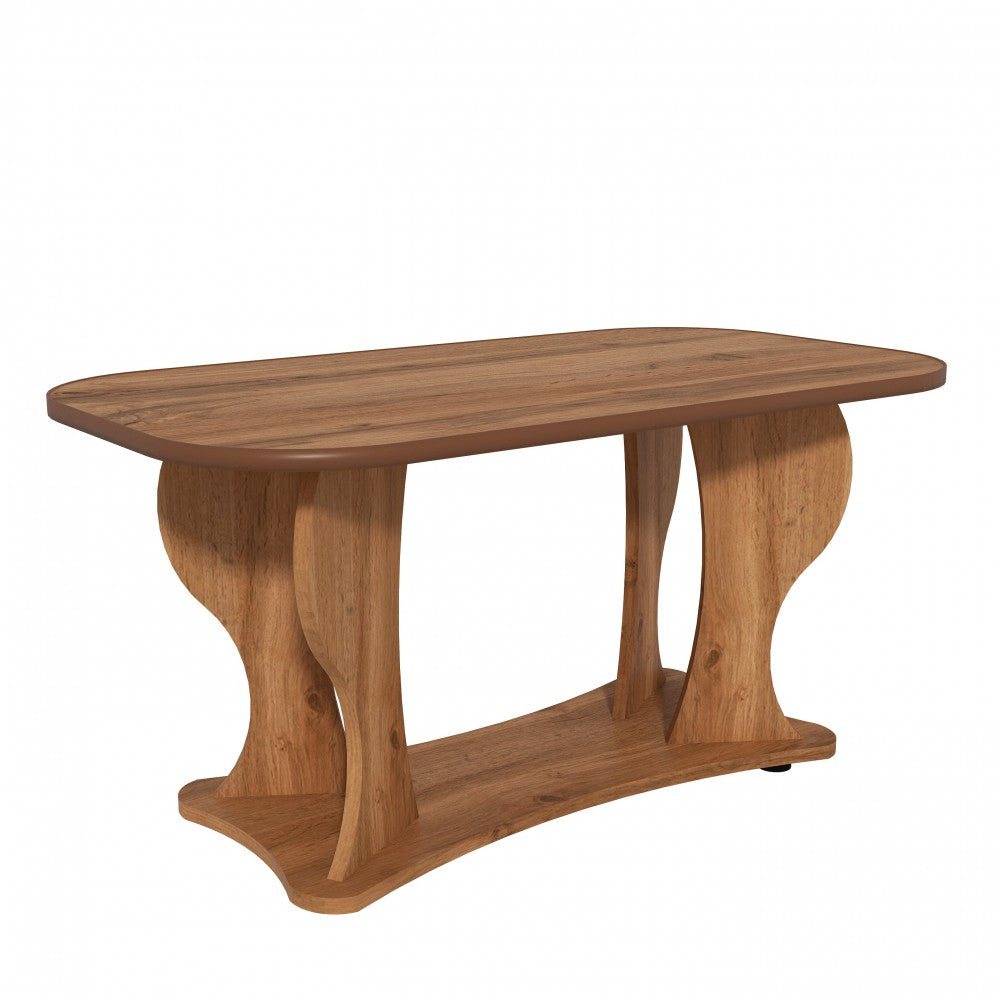 Masa cafea Prestige nuc deschis