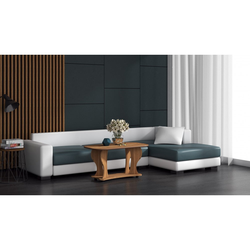 Masa cafea Prestige nuc deschis