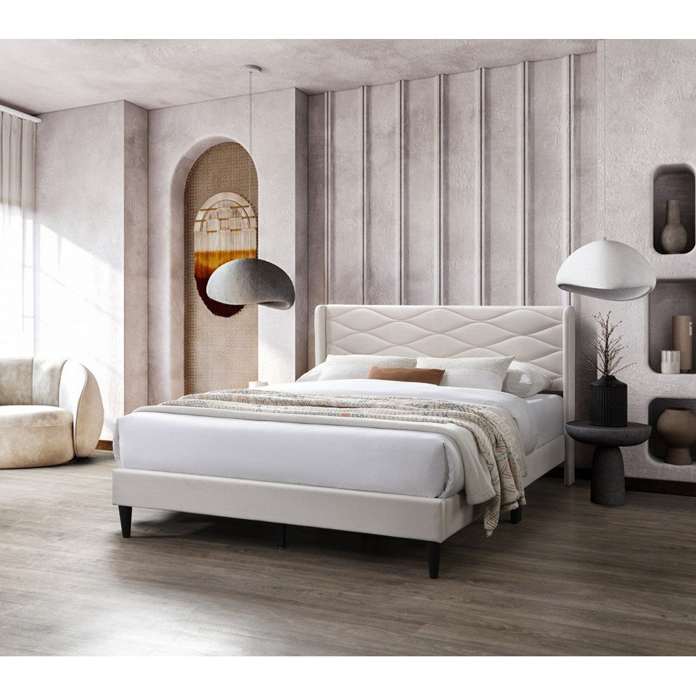 Pat tapitat Maya, 140x200cm, Bej