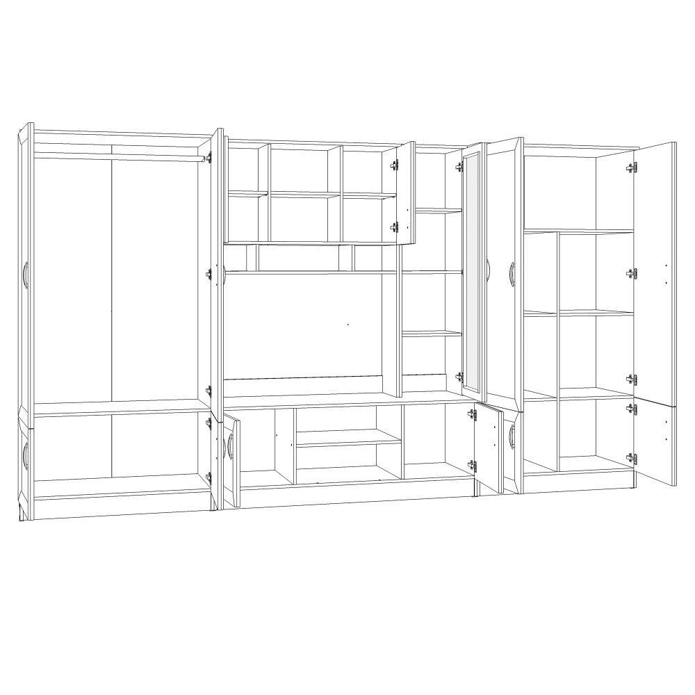 Set Living Adelina k002, 350x51x200cm