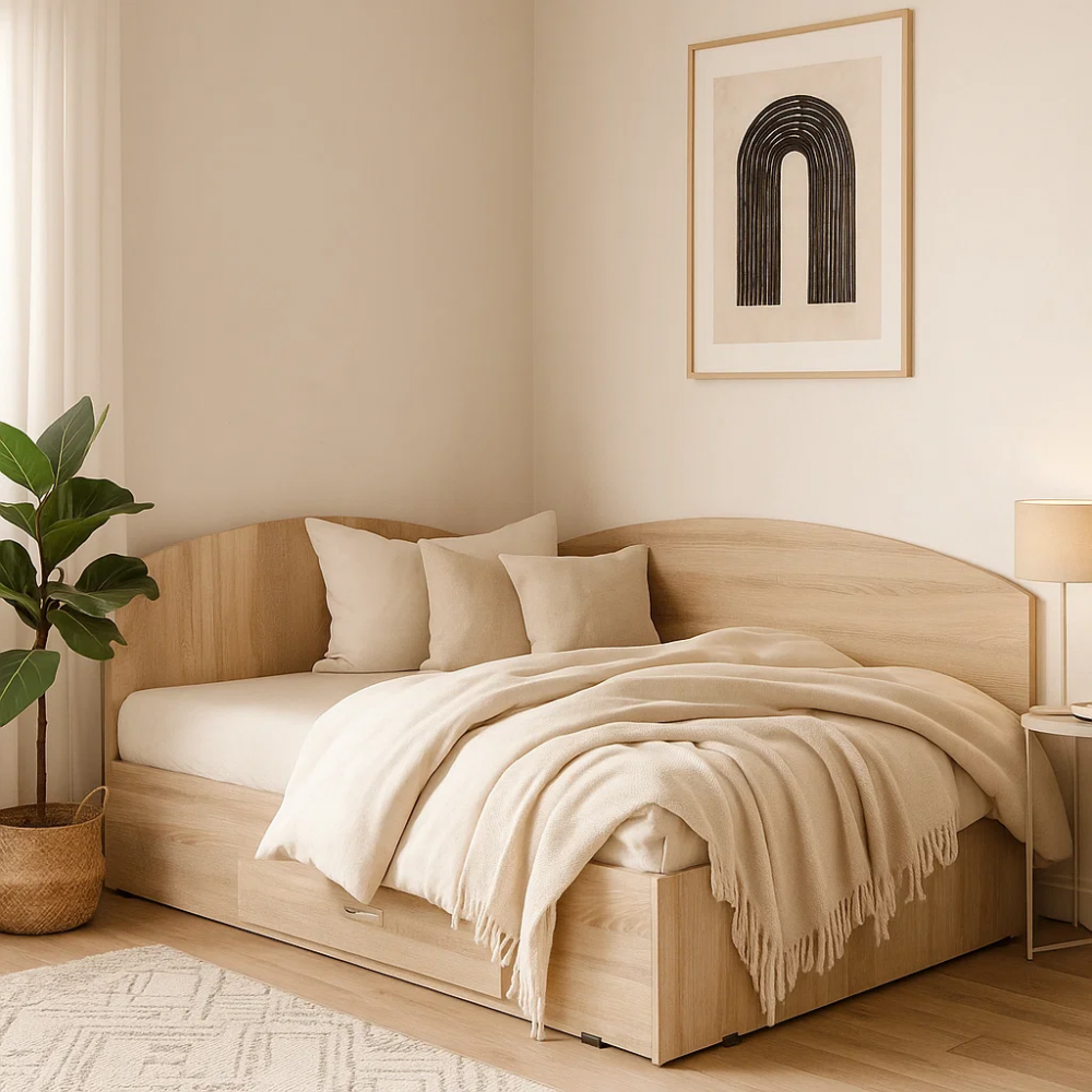 Set Pat Colt 140 si Saltea MR, Sonoma