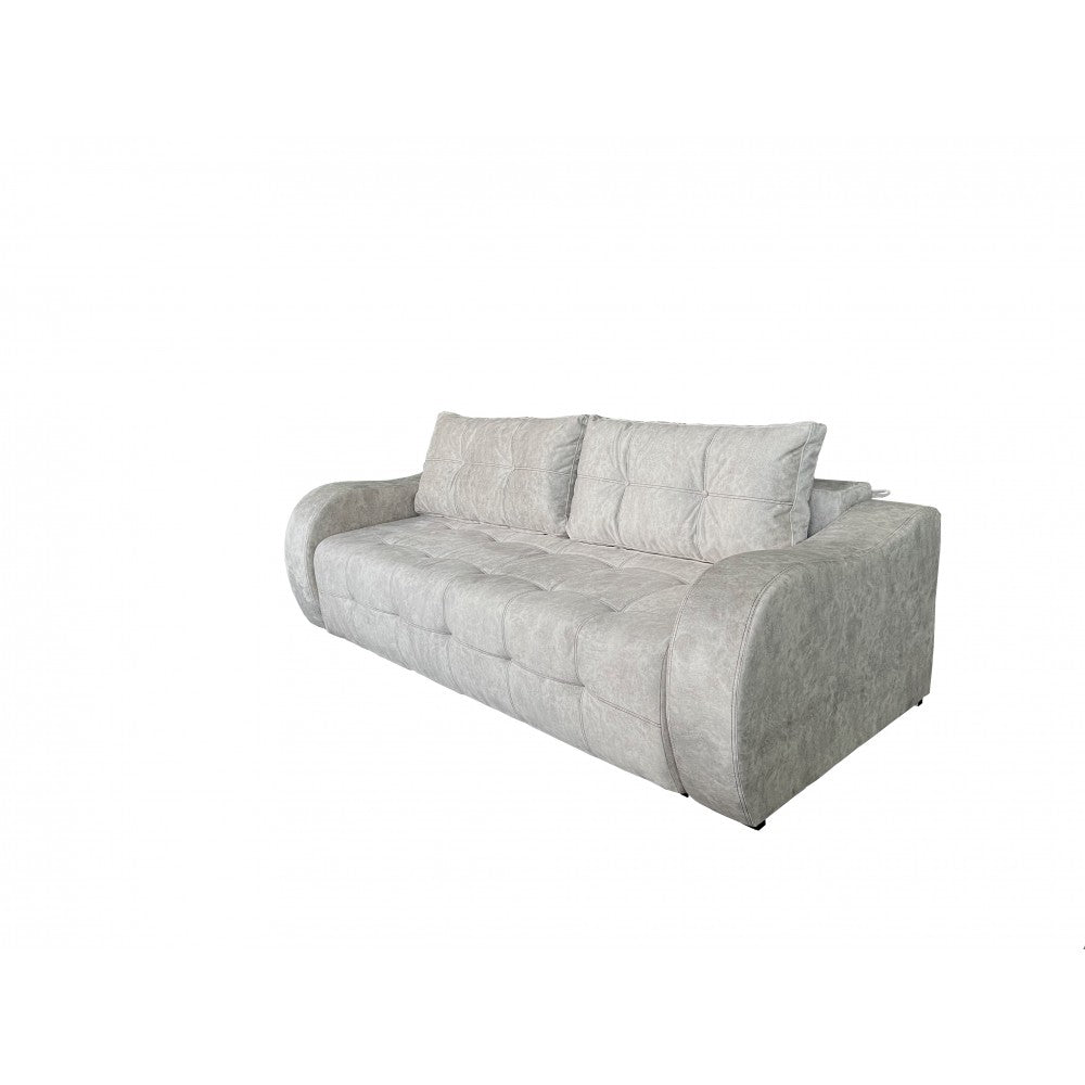CANAPEA EXTENSIBILA LAURA 240x115x75 CM, CREM