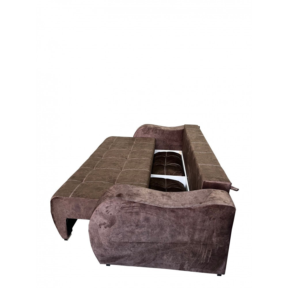 CANAPEA EXTENSIBILA LAURA 240x115x75 CM, MARO