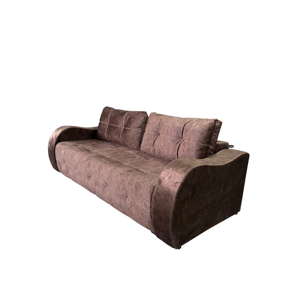 CANAPEA EXTENSIBILA LAURA 240x115x75 CM, MARO