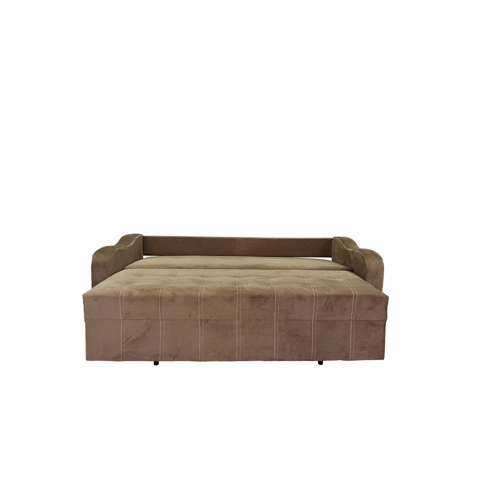 CANAPEA EXTENSIBILA VLAD, 220X100X74 CM, MARO