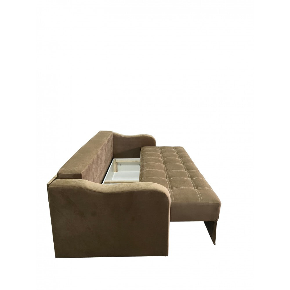 CANAPEA EXTENSIBILA VLAD, 220X100X74 CM, MARO