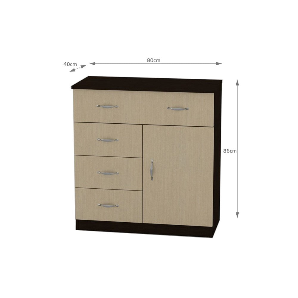 Comoda 1-3-1 ro wenge+mesteacan