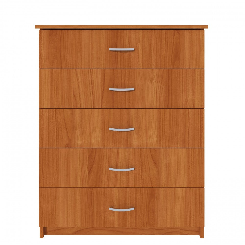 Comoda 5 sertare cires