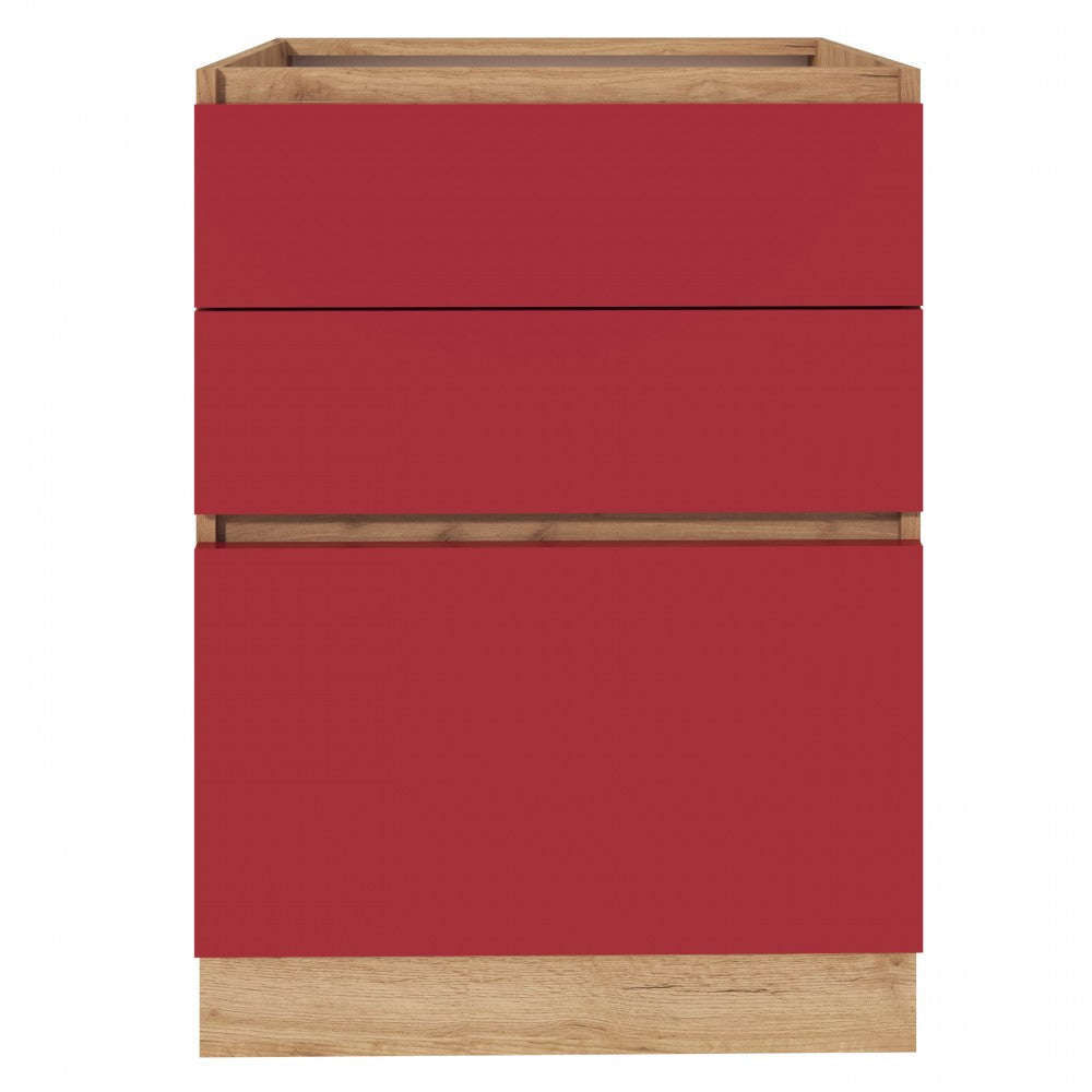 Corp inferior Chelsea, 60-3s, Stejar K003+ Acril Rosu