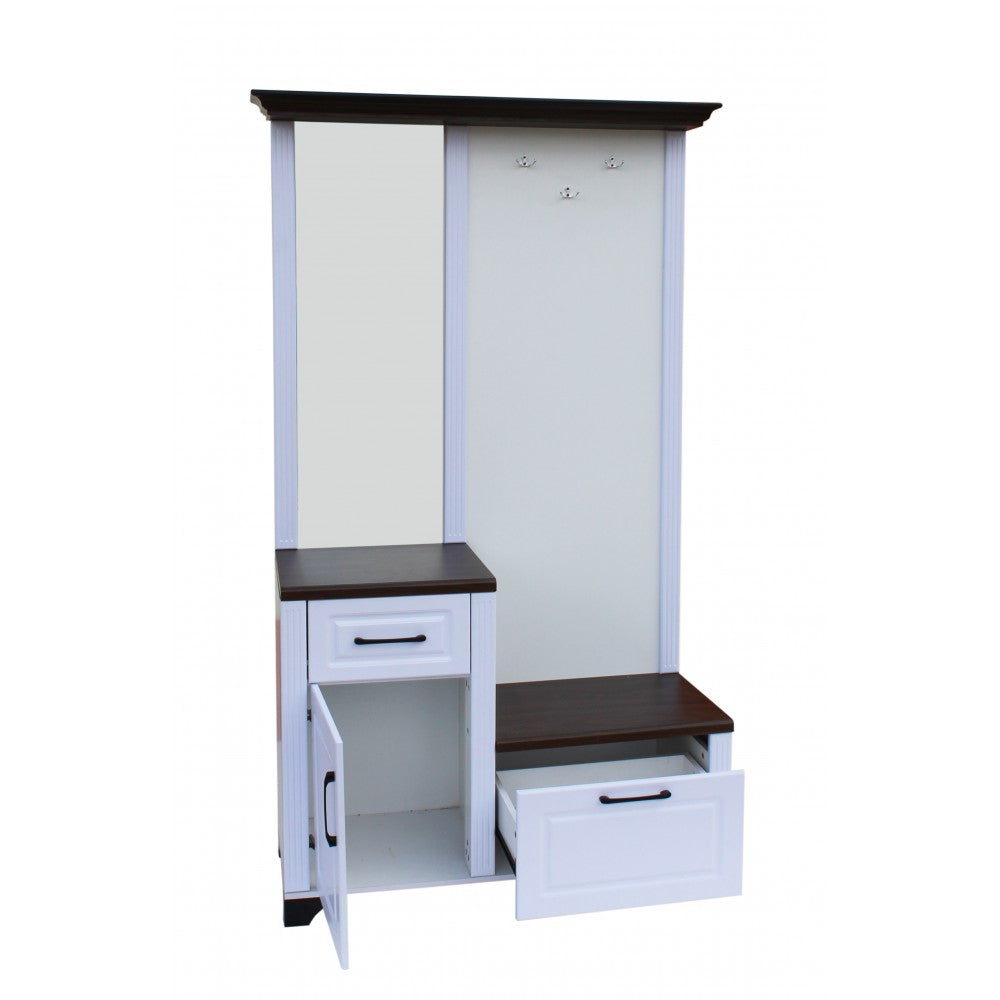 Cuier ZQD 108, 110x43x200cm, Alb