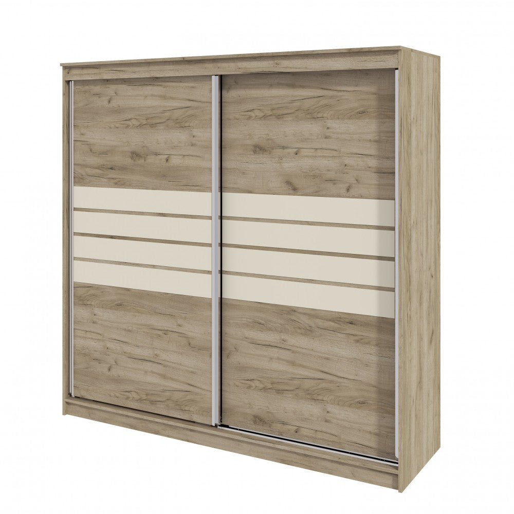 Dressing 2 usi Luca, 200x60x200 cm, stejar K002