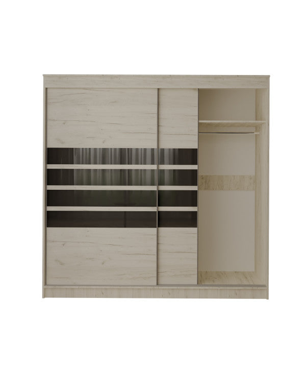 Dressing 2 usi Luca, 200x60x200 cm, stejar K001