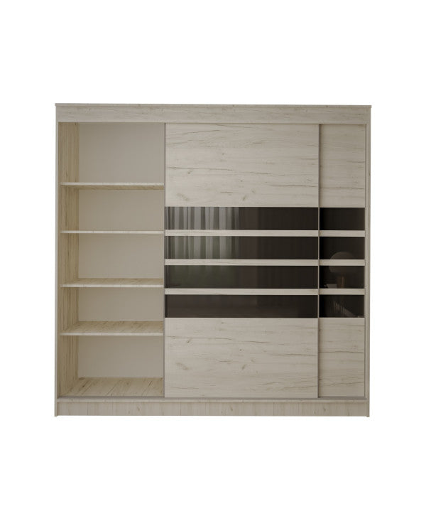 Dressing 2 usi Luca, 200x60x200 cm, stejar K001