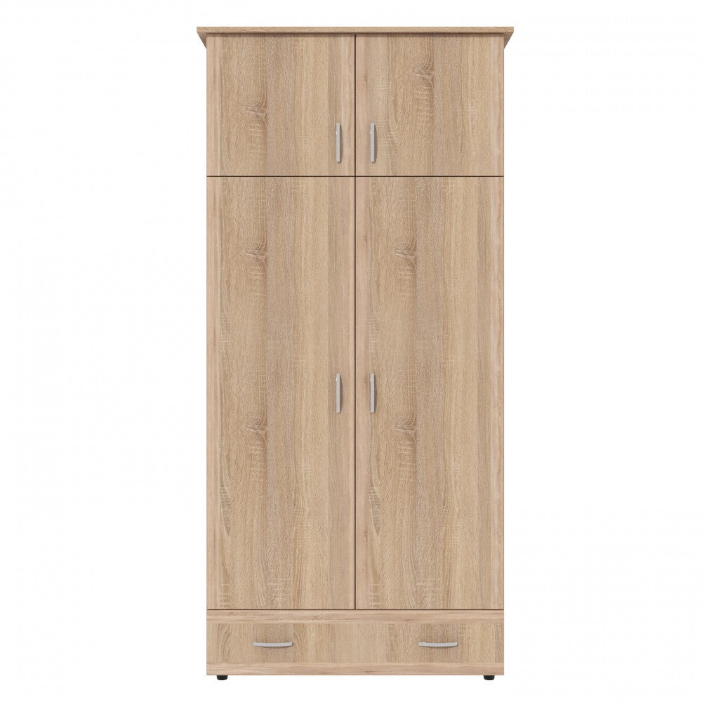 Dulap 2 USI SOFT, 95x51x203cm, sonoma