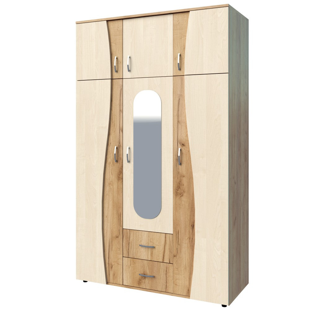 Dulap 3U S, 120x50x198 cm, K003+Mesteacan