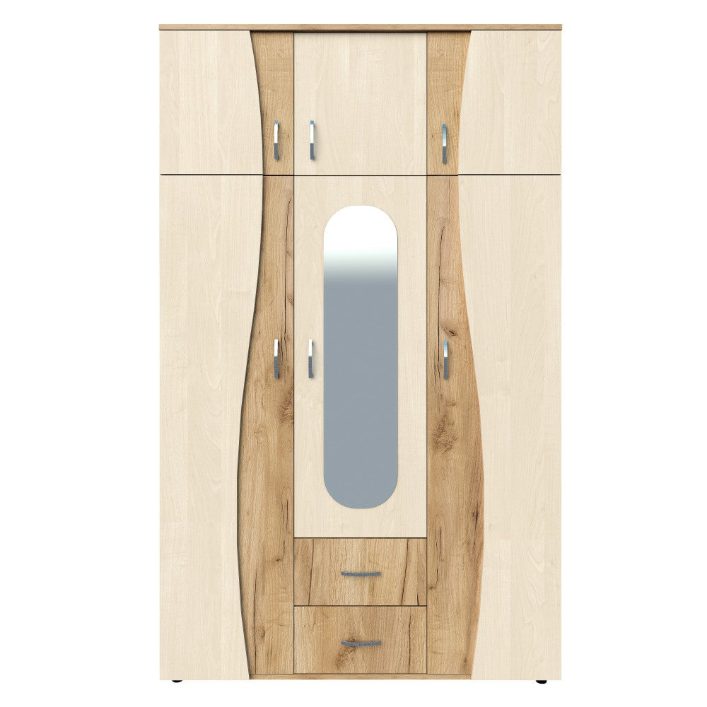 Dulap 3U S, 120x50x198 cm, K003+Mesteacan