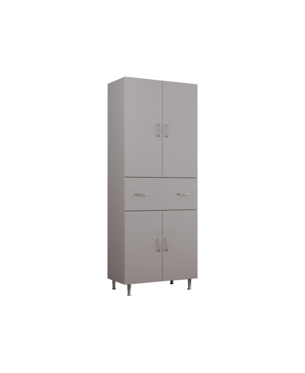 Dulap 4U-1S , 70x35x180 cm Alb