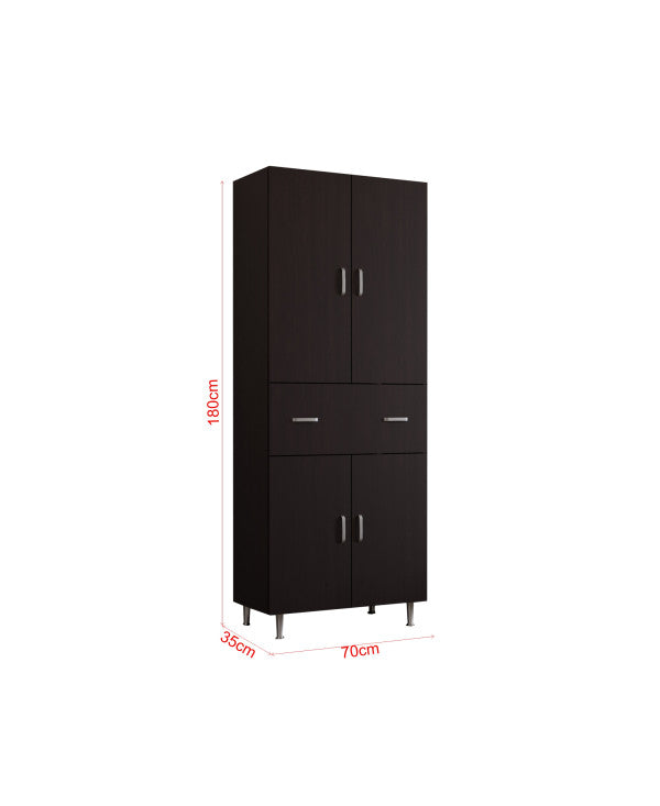 Dulap 4U-1S , 70x35x180 cm Wenge