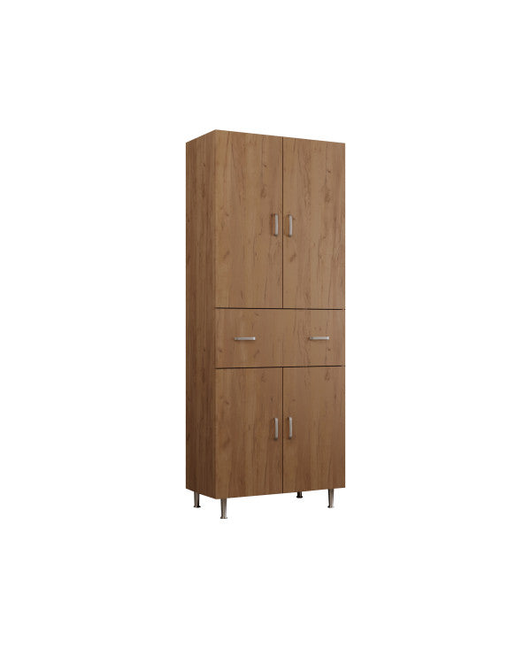 Dulap 70X35X180 cm, 4U-1S Stejar K003