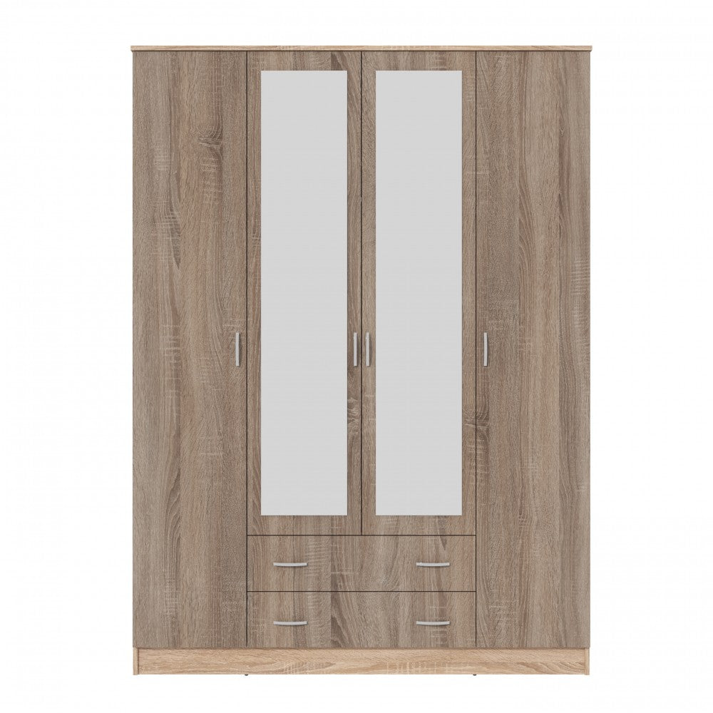 Dulap Garmonia 4U, 160x52x200 cm,sonoma/trufe