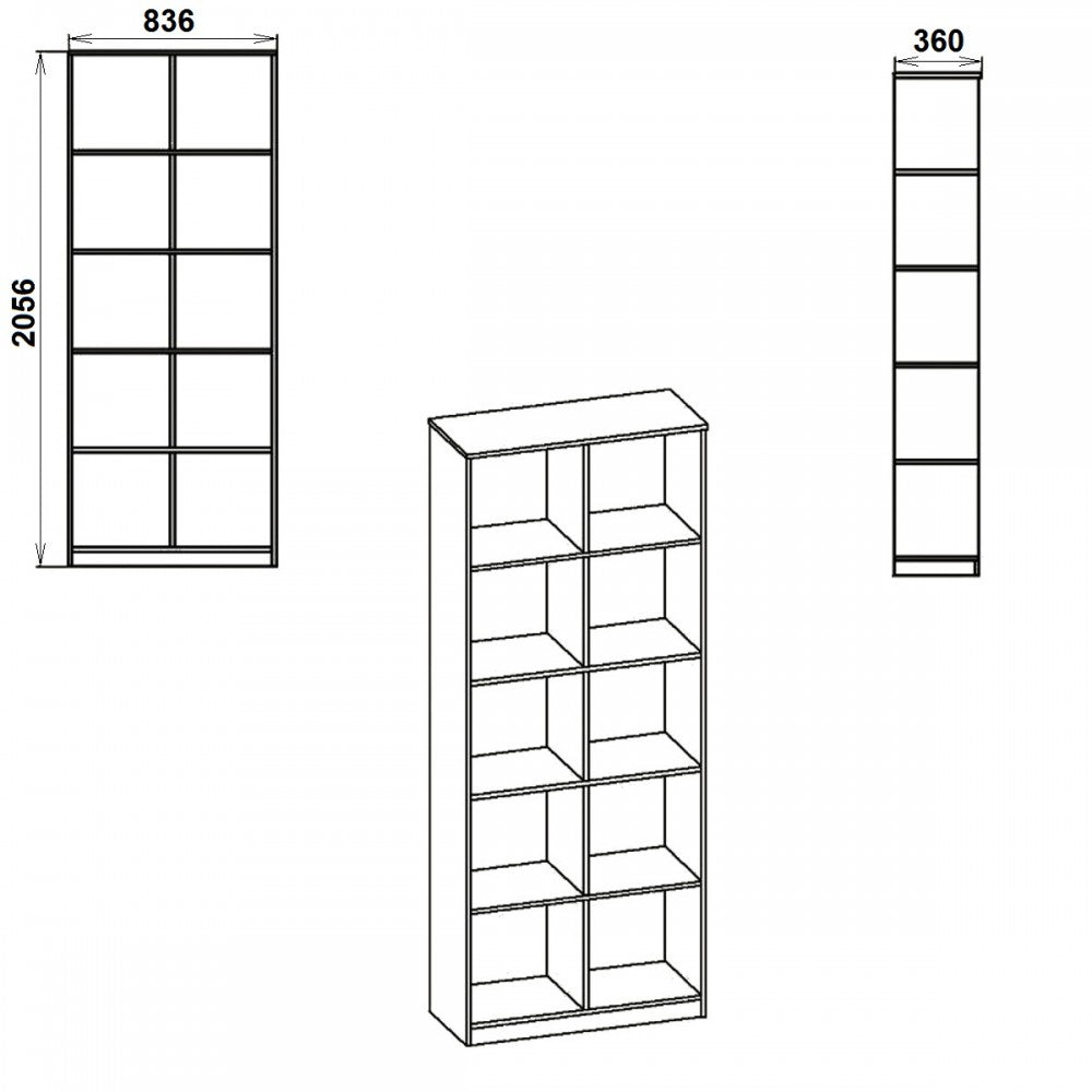 Dulap KSC 2 ro wenge+mesteacan
